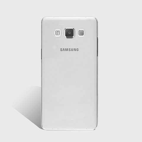 Silikon Schutzhülle Ultra Dünn Tasche Durchsichtig Transparent T02 für Samsung Galaxy A7 Duos SM-A700F A700FD Klar