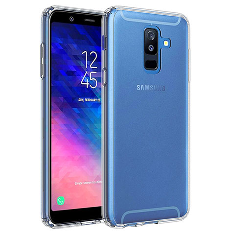 Silikon Schutzhülle Ultra Dünn Tasche Durchsichtig Transparent T02 für Samsung Galaxy A9 Star Lite Klar