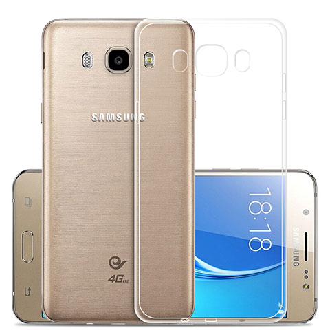 Silikon Schutzhülle Ultra Dünn Tasche Durchsichtig Transparent T02 für Samsung Galaxy J5 (2016) J510FN J5108 Klar