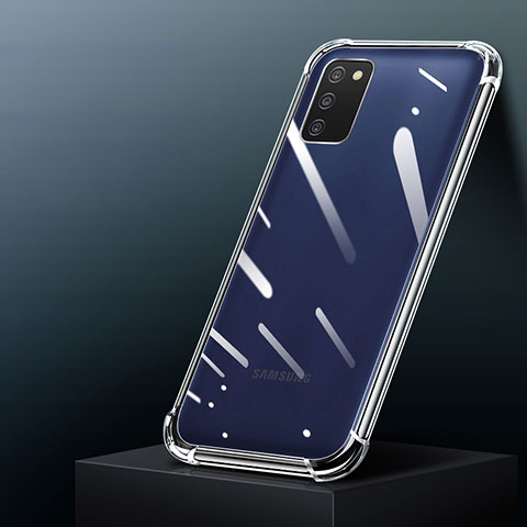 Silikon Schutzhülle Ultra Dünn Tasche Durchsichtig Transparent T02 für Samsung Galaxy M02s Klar