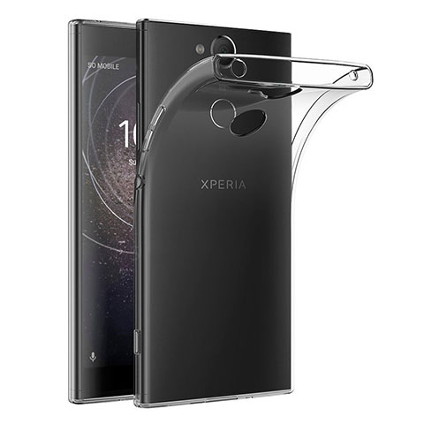 Silikon Schutzhülle Ultra Dünn Tasche Durchsichtig Transparent T02 für Sony Xperia XA2 Klar