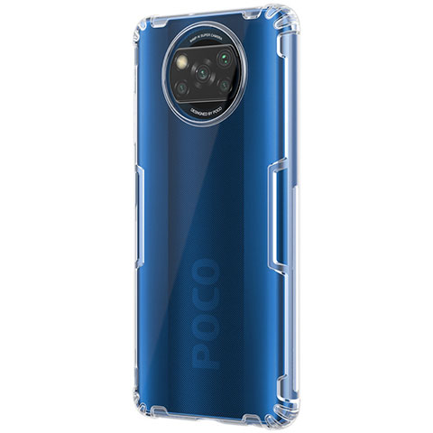 Silikon Schutzhülle Ultra Dünn Tasche Durchsichtig Transparent T02 für Xiaomi Poco X3 NFC Klar