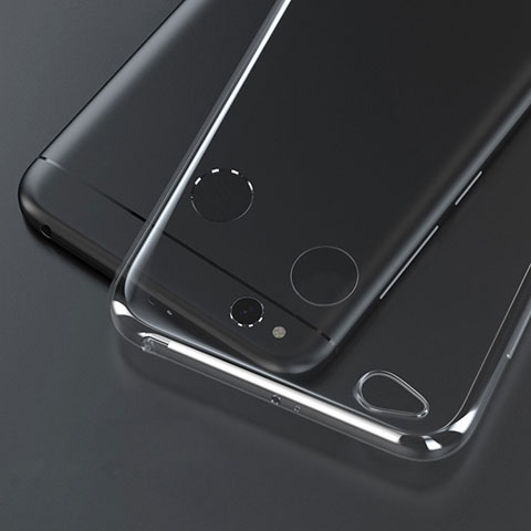 Silikon Schutzhülle Ultra Dünn Tasche Durchsichtig Transparent T02 für Xiaomi Redmi 4X Klar