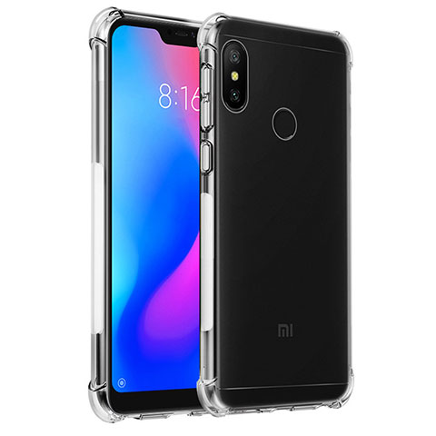 Silikon Schutzhülle Ultra Dünn Tasche Durchsichtig Transparent T02 für Xiaomi Redmi 6 Pro Klar