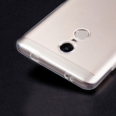 Silikon Schutzhülle Ultra Dünn Tasche Durchsichtig Transparent T02 für Xiaomi Redmi Note 4 Standard Edition Klar