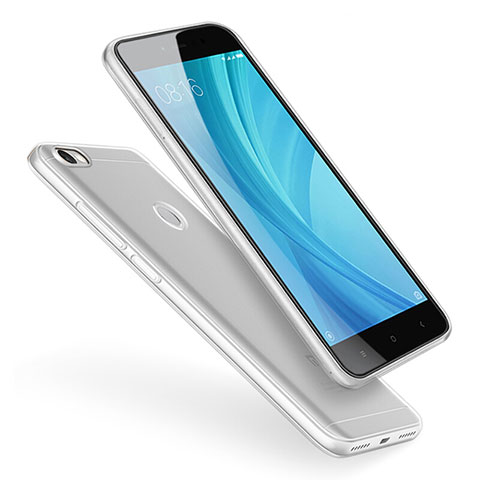 Silikon Schutzhülle Ultra Dünn Tasche Durchsichtig Transparent T02 für Xiaomi Redmi Note 5A High Edition Klar