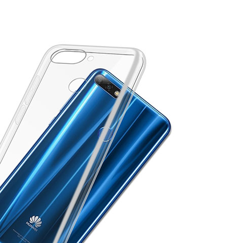 Silikon Schutzhülle Ultra Dünn Tasche Durchsichtig Transparent T03 für Huawei Enjoy 8 Klar