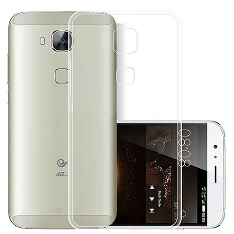 Silikon Schutzhülle Ultra Dünn Tasche Durchsichtig Transparent T03 für Huawei G8 Klar