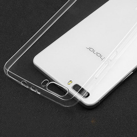 Silikon Schutzhülle Ultra Dünn Tasche Durchsichtig Transparent T03 für Huawei Honor 6 Plus Klar