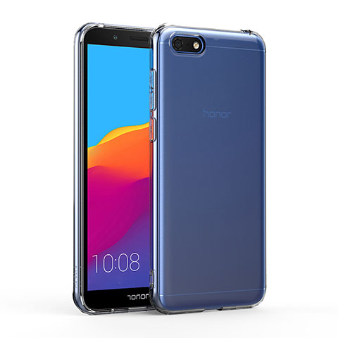 Silikon Schutzhülle Ultra Dünn Tasche Durchsichtig Transparent T03 für Huawei Honor 7S Klar