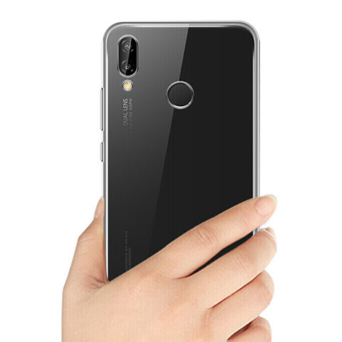 Silikon Schutzhülle Ultra Dünn Tasche Durchsichtig Transparent T03 für Huawei P20 Lite Klar