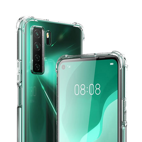 Silikon Schutzhülle Ultra Dünn Tasche Durchsichtig Transparent T03 für Huawei P40 Lite 5G Klar