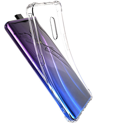 Silikon Schutzhülle Ultra Dünn Tasche Durchsichtig Transparent T03 für Oppo Realme X Klar