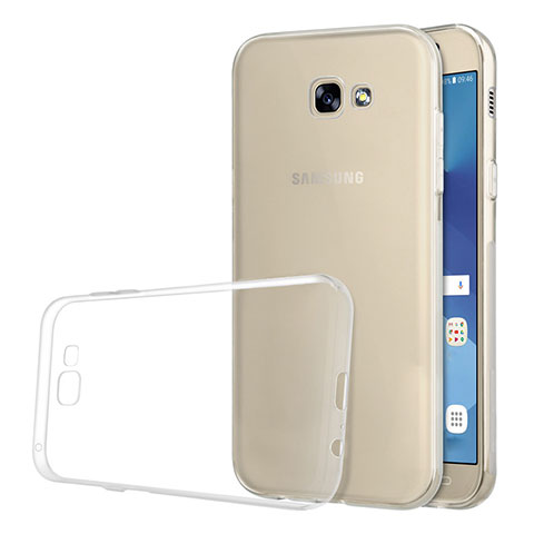 Silikon Schutzhülle Ultra Dünn Tasche Durchsichtig Transparent T03 für Samsung Galaxy A5 (2017) SM-A520F Klar