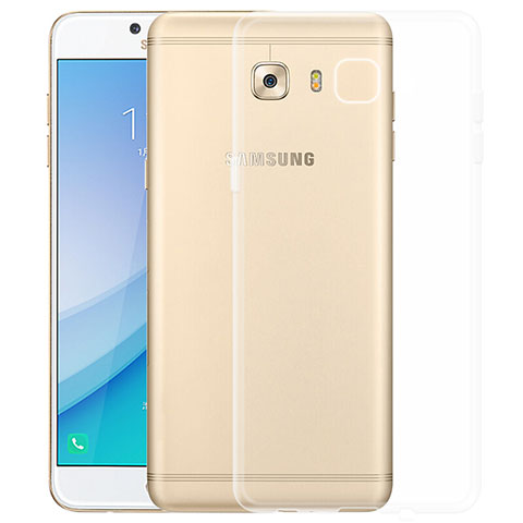 Silikon Schutzhülle Ultra Dünn Tasche Durchsichtig Transparent T03 für Samsung Galaxy C5 Pro C5010 Klar
