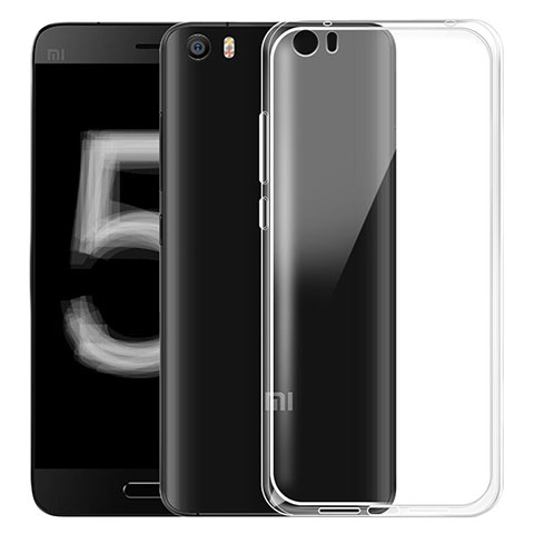 Silikon Schutzhülle Ultra Dünn Tasche Durchsichtig Transparent T03 für Xiaomi Mi 5 Klar