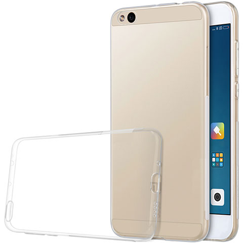 Silikon Schutzhülle Ultra Dünn Tasche Durchsichtig Transparent T03 für Xiaomi Mi 5C Klar