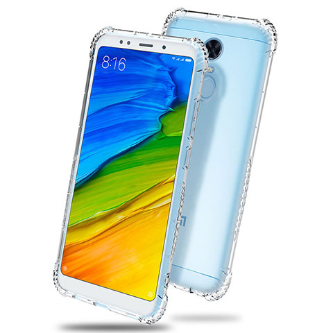 Silikon Schutzhülle Ultra Dünn Tasche Durchsichtig Transparent T03 für Xiaomi Redmi Note 5 Indian Version Klar