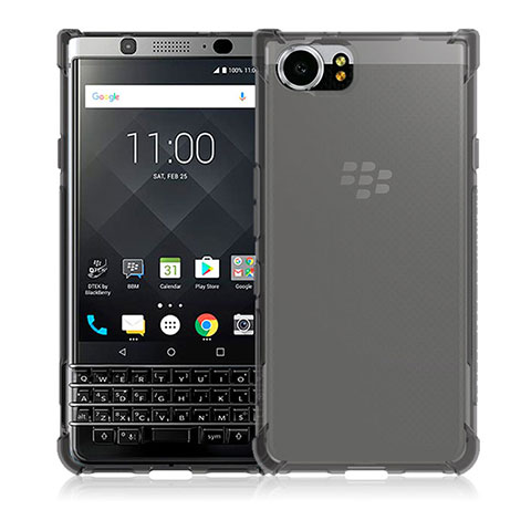 Silikon Schutzhülle Ultra Dünn Tasche Durchsichtig Transparent T04 für Blackberry KEYone Klar