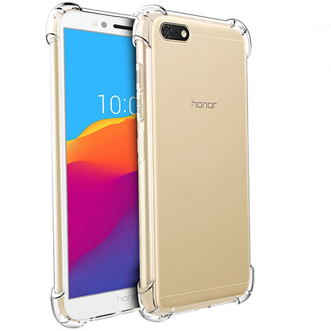 Silikon Schutzhülle Ultra Dünn Tasche Durchsichtig Transparent T04 für Huawei Honor 7S Klar