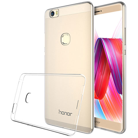 Silikon Schutzhülle Ultra Dünn Tasche Durchsichtig Transparent T04 für Huawei Honor V8 Max Klar