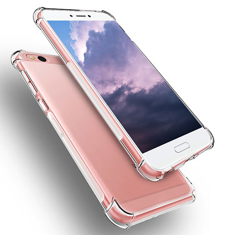 Silikon Schutzhülle Ultra Dünn Tasche Durchsichtig Transparent T04 für Xiaomi Mi 5C Klar