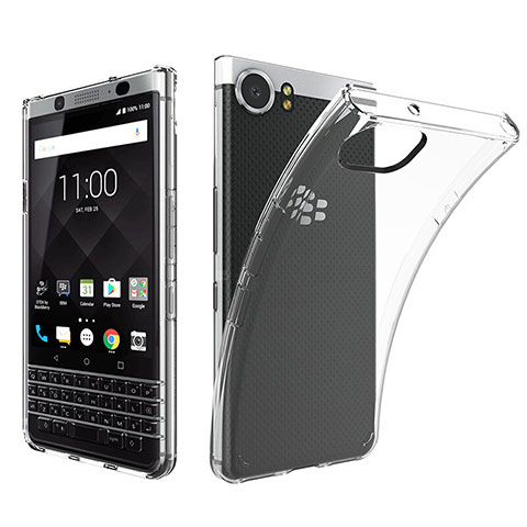 Silikon Schutzhülle Ultra Dünn Tasche Durchsichtig Transparent T05 für Blackberry KEYone Klar