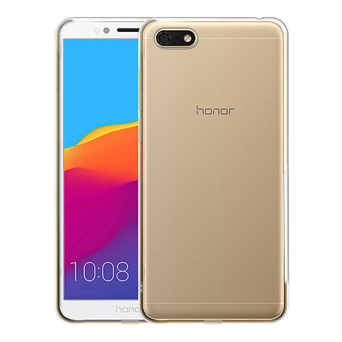 Silikon Schutzhülle Ultra Dünn Tasche Durchsichtig Transparent T05 für Huawei Honor 7S Klar