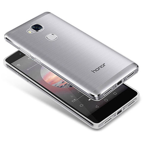 Silikon Schutzhülle Ultra Dünn Tasche Durchsichtig Transparent T05 für Huawei Honor Play 5X Klar