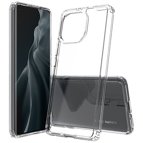 Silikon Schutzhülle Ultra Dünn Tasche Durchsichtig Transparent T05 für Xiaomi Mi 11 5G Klar