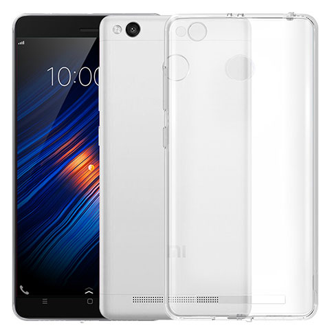 Silikon Schutzhülle Ultra Dünn Tasche Durchsichtig Transparent T05 für Xiaomi Redmi 3 Pro Klar