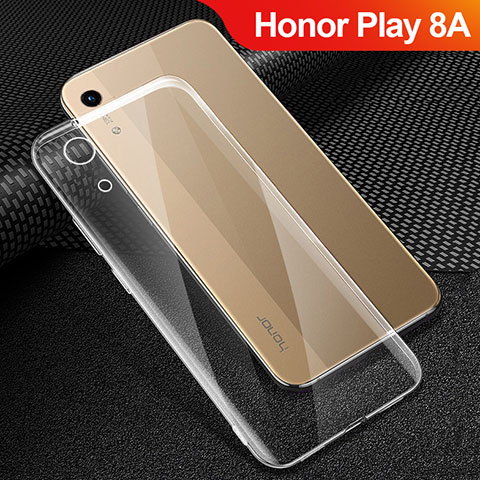 Silikon Schutzhülle Ultra Dünn Tasche Durchsichtig Transparent T06 für Huawei Honor Play 8A Klar