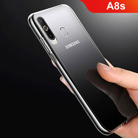 Silikon Schutzhülle Ultra Dünn Tasche Durchsichtig Transparent T06 für Samsung Galaxy A8s SM-G8870 Klar
