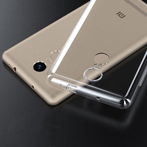 Silikon Schutzhülle Ultra Dünn Tasche Durchsichtig Transparent T06 für Xiaomi Redmi Note 3 Klar