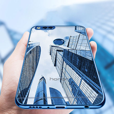 Silikon Schutzhülle Ultra Dünn Tasche Durchsichtig Transparent T07 für Huawei Honor 7X Klar