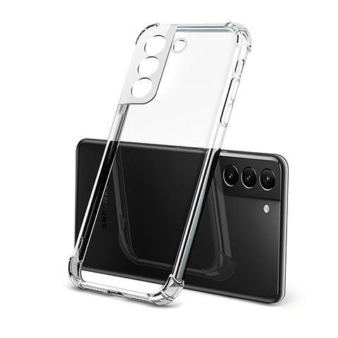 Silikon Schutzhülle Ultra Dünn Tasche Durchsichtig Transparent T07 für Samsung Galaxy S21 5G Klar