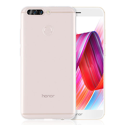 Silikon Schutzhülle Ultra Dünn Tasche Durchsichtig Transparent T08 für Huawei Honor 8 Pro Klar
