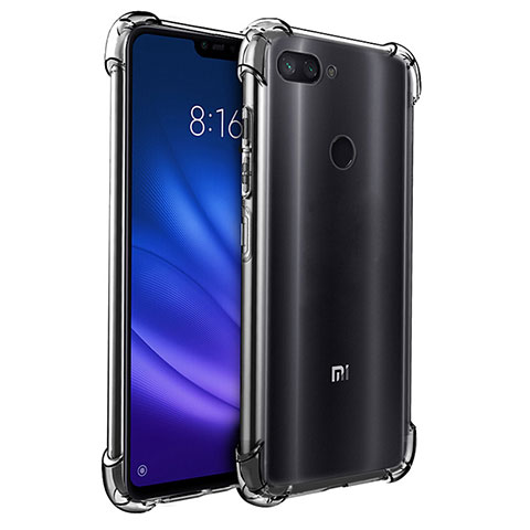 Silikon Schutzhülle Ultra Dünn Tasche Durchsichtig Transparent T08 für Xiaomi Mi 8 Lite Klar