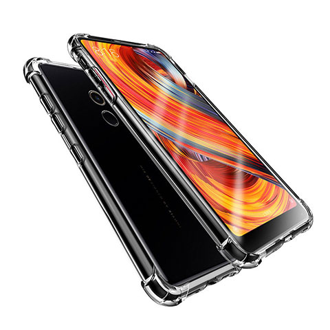 Silikon Schutzhülle Ultra Dünn Tasche Durchsichtig Transparent T08 für Xiaomi Mi Mix 2 Klar