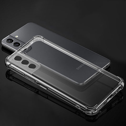 Silikon Schutzhülle Ultra Dünn Tasche Durchsichtig Transparent T09 für Samsung Galaxy S22 Plus 5G Klar
