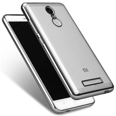 Silikon Schutzhülle Ultra Dünn Tasche Durchsichtig Transparent T09 für Xiaomi Redmi Note 3 Pro Klar