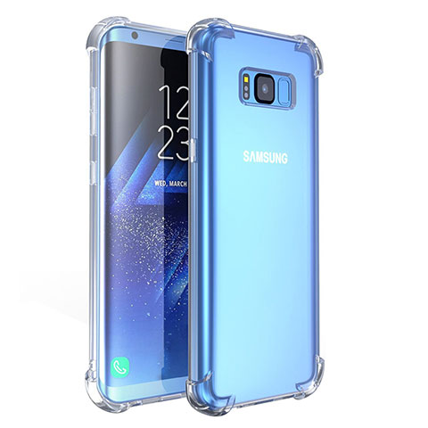 Silikon Schutzhülle Ultra Dünn Tasche Durchsichtig Transparent T11 für Samsung Galaxy S8 Plus Klar