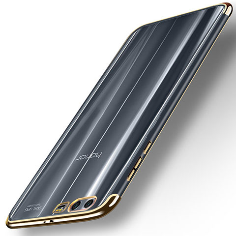 Silikon Schutzhülle Ultra Dünn Tasche Durchsichtig Transparent T12 für Huawei Honor 9 Premium Gold