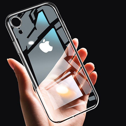 Silikon Schutzhülle Ultra Dünn Tasche Durchsichtig Transparent T14 für Apple iPhone XR Klar