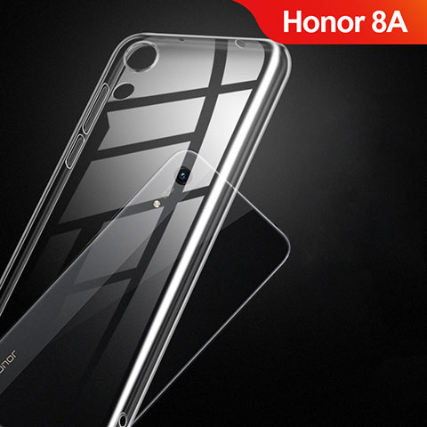 Silikon Schutzhülle Ultra Dünn Tasche Durchsichtig Transparent T14 für Huawei Honor 8A Klar