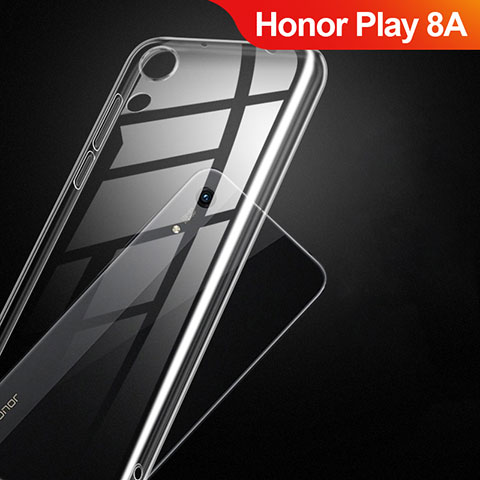 Silikon Schutzhülle Ultra Dünn Tasche Durchsichtig Transparent T14 für Huawei Honor Play 8A Klar