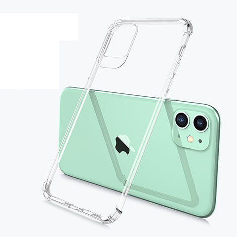 Silikon Schutzhülle Ultra Dünn Tasche Durchsichtig Transparent U03 für Apple iPhone 11 Klar