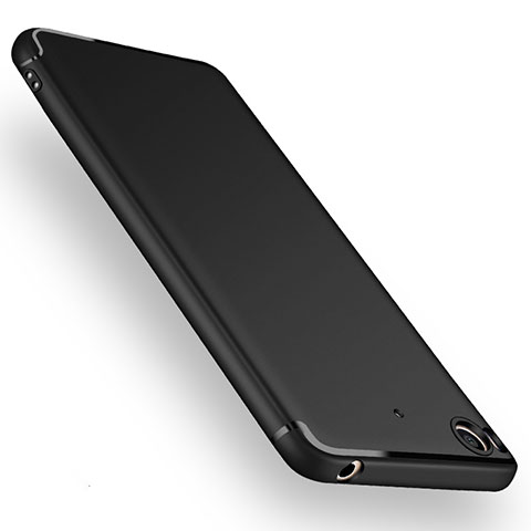 Silikon Schutzhülle Ultra Dünn Tasche Silikon für Xiaomi Mi 5S 4G Schwarz