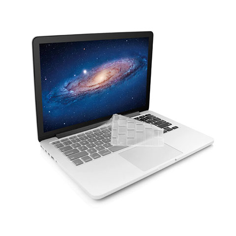 Silikon Tastatur-Abdeckungen Ultra Dünn Durchsichtig Transparent für Apple MacBook 12 zoll Weiß