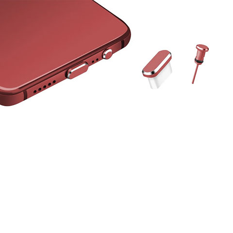 Staubschutz Stöpsel Passend USB-C Jack Type-C Universal H17 Rot